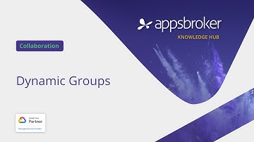 Google Workspace - Dynamic Groups