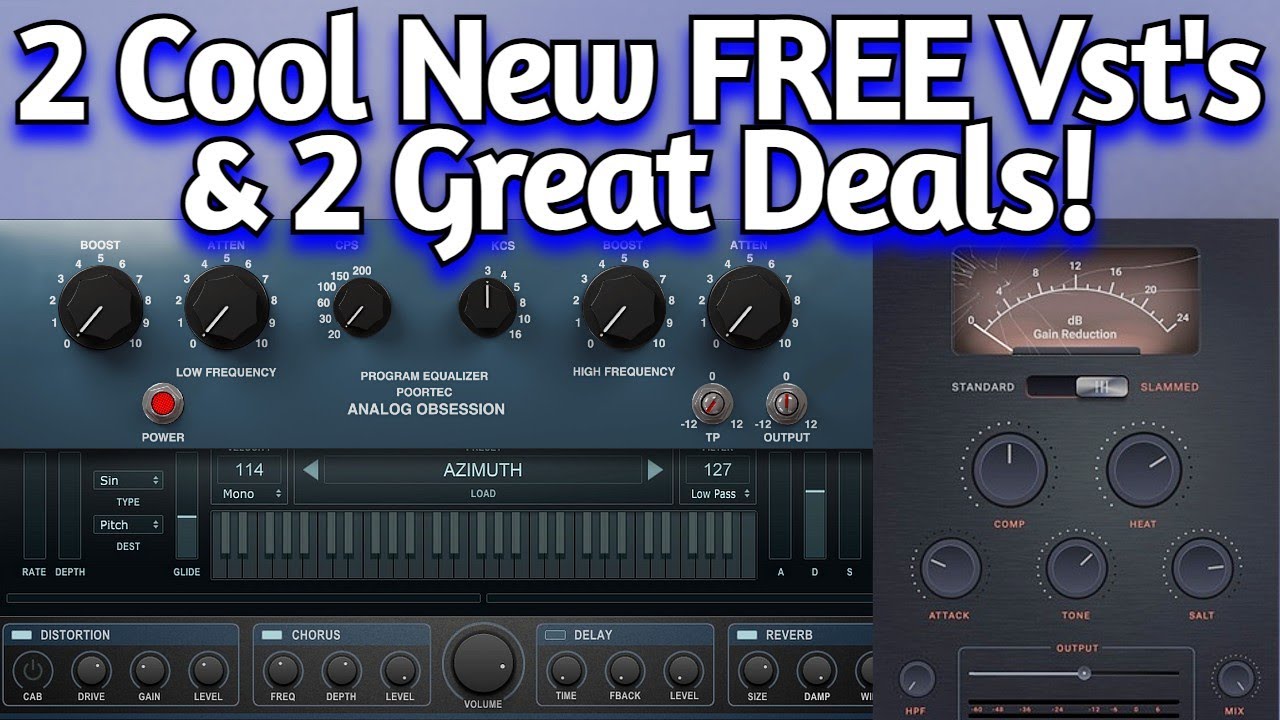 2 New FREE VSTs & Deals - Analog Obsession, Black Salt Audio (Low