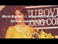 Marie Myriam - L&#39;oiseau et l&#39;enfant (letra en español y francés) eurovision 1977