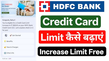 How to Increase HDFC Bank Credit Card Limit | Increase Your Credit Card Limit For Free HDFC Bank 