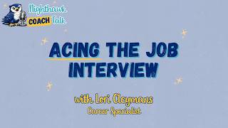 Full Acing the Job Interview with Career Services News