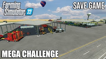 MEGA Challenge SAVE GAME v2 | Farming Simulator 22