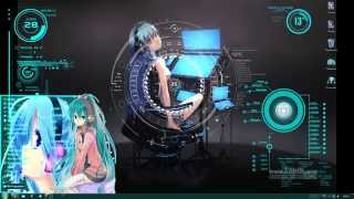 Desktop Rainmeter Windows Theme