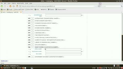 Introducing Koha  cataloguing