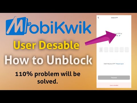 Mobikwik Desable account ko enable/unlock kare || bas 2min me