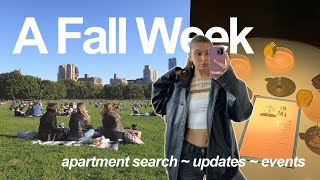 week in my life NYC | starting to apartment hunt, room decor, trader joe's haul