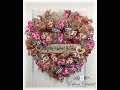 Heart Shaped Valentines Day Wreath