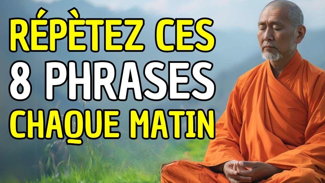 RÉPÈTEZ CES 8 PHRASES CHAQUE MATIN ET TRANSFORMEZ VOTRE JOURNÉE