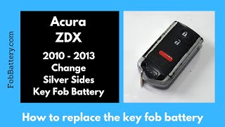 Acura ZDX Key Fob Battery Replacement (2010 - 2013)