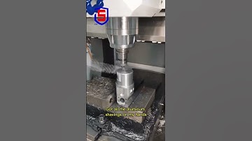 3.2kw metal processing spindle with 6mm milling cutter is very powerful!#cnc #cncmachine #cncmilling