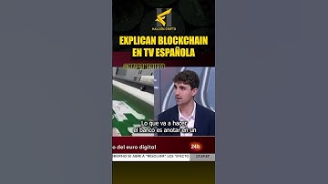 🚨EXPLICA BLOCKCHAIN EN TELEVISION  #criptomonedas #bitcoin