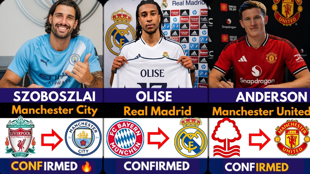 🚨LATEST CONFIRMED TRANSFER NEWS AND RUMOURS TRANSFER NEWS 2026| Anderson 🔥 Olise ⌛️, Szoboszlai ✅️ 
