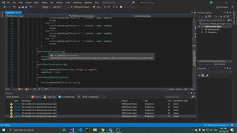 C# Calculator TryCatch