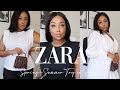 ZARA NEW IN SPRING/SUMMER TRY ON HAUL!!! | KEY WARDROBE BASICS! | MONTHLY HAUL! |THE ELLE EDITION