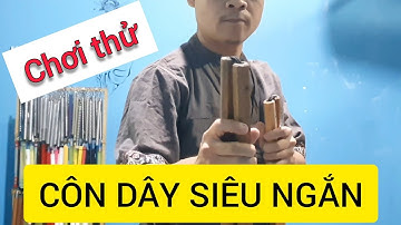 Thử chơi côn #prochux dây siêu ngắn của Mỹ. #KANCLUB côn nhị khúc