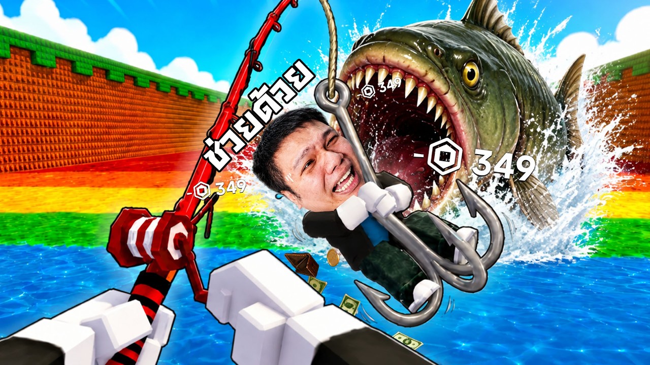 ช่วยด้วยย! โดนจับไปเป็นเหยื่อตกปลา | BE A FISH BAIT Roblox