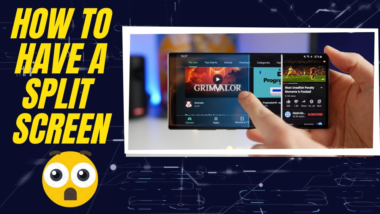 how-to-enable-split-screen-for-multi-tasking-in-your-smartphone-youtube
