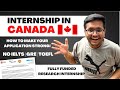 Mitacs globallink research internship  fully funded research internship to canada  tips