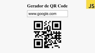 Gerador de QR Code com JavaScript screenshot 1
