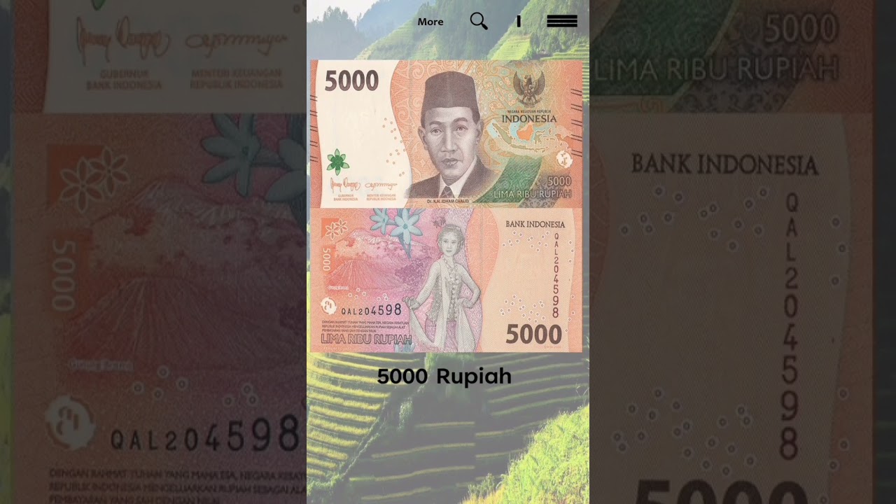 Indonesia-  5000 Rupiah 