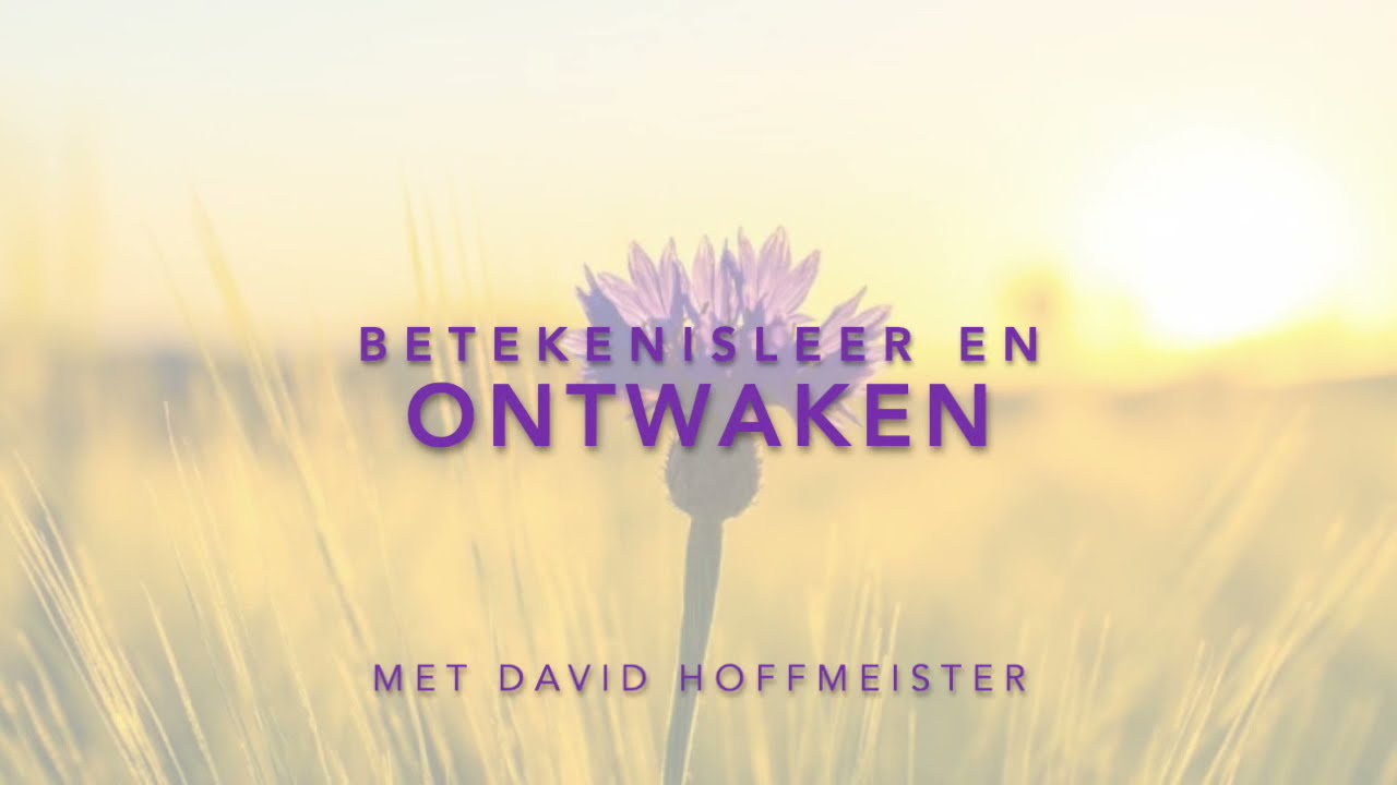 Betekenisleer en ontwaken | Een cursus in wonderen met David Hoffmeister | Vergeving in de praktijk
