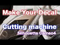 #78 make decal on car by Silhouette CAMEO4, how to make copy and print (Subtitles JP, EN, IT)