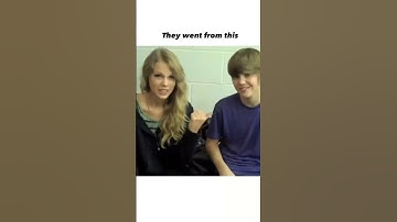 They went from this #justinbieber #taylorswift