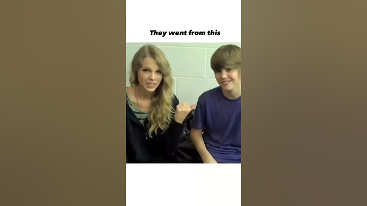 They went from this #justinbieber #taylorswift