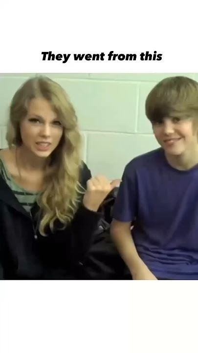They went from this #justinbieber #taylorswift