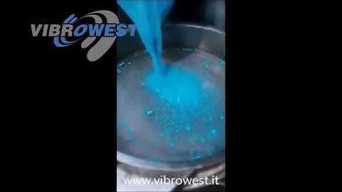 Circular Vibrating Screener mod. MR - Plastic granules sieving - Vibrowest