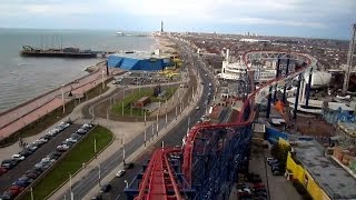 Big One front seat on-ride HD POV Blackpool Pleasure Beach