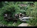 Old Abandoned Cars Buried in the Riverbed