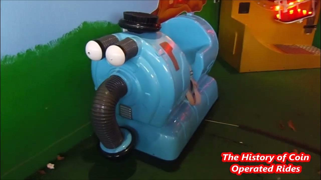1990s Amutec Coin Operated Vacuum Cleaner Kiddie Ride Teletubbies Noo