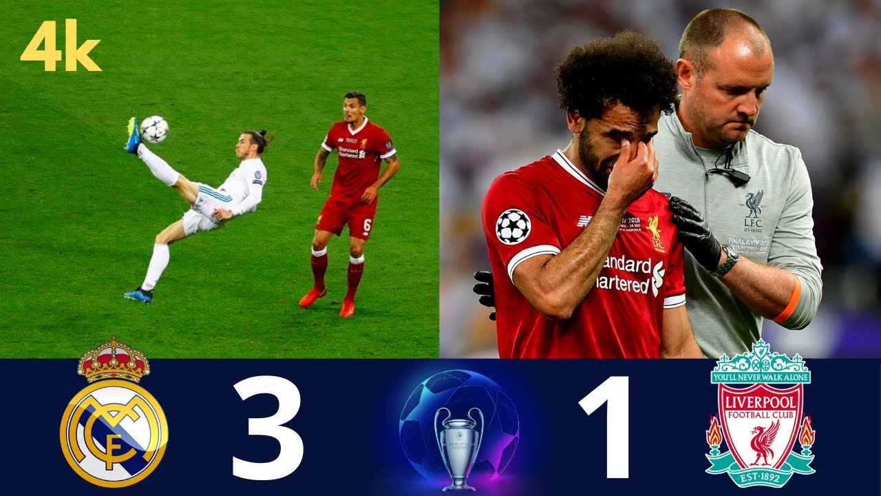 Real Madrid 3 x 1 Liverpool  UCL Final  2018  4K Ultra HD  Extended Highlight  Goals