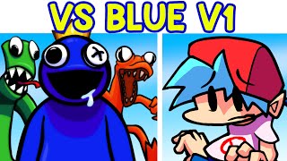 Friday Night Funkin Vs Blue V1 Roblox Rainbow Friends (Fnf Mod)
