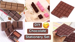 : DIY Chocolate Stationery Set  | DIY School Supplies #diystationery #schoolsupplies