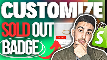 How To Customize Sold Out Badge On Product Cards In Shopify (Change Color)