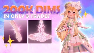 HOW I GOT *200K* DIAMONDS IN 3 TRADES..?!! ROYALE HIGH SUCCESSFUL TRADES..!! #38