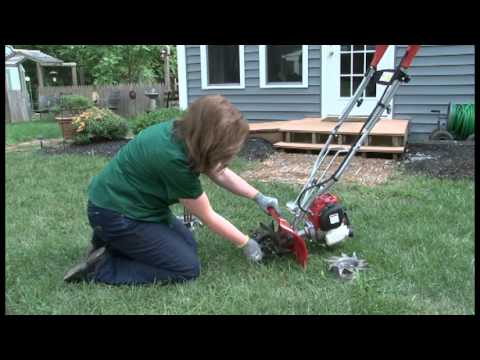 Mantis® Deluxe XP Tiller - Removing the Tines