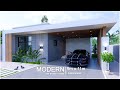 House Design idea |  Modern House 9m x 11m (99sqm)