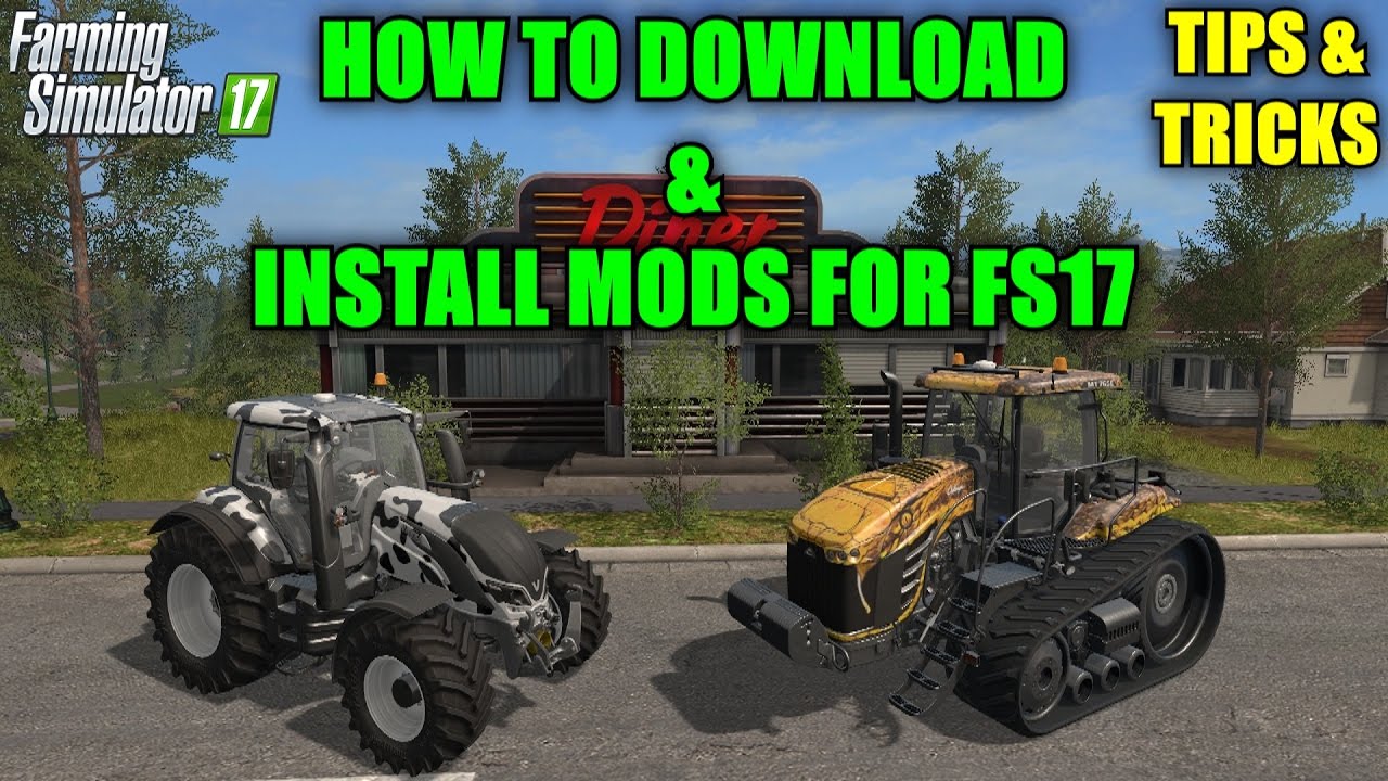 Farming Simulator How to Download & Install Mods FS17 "Tips Tricks" - YouTube