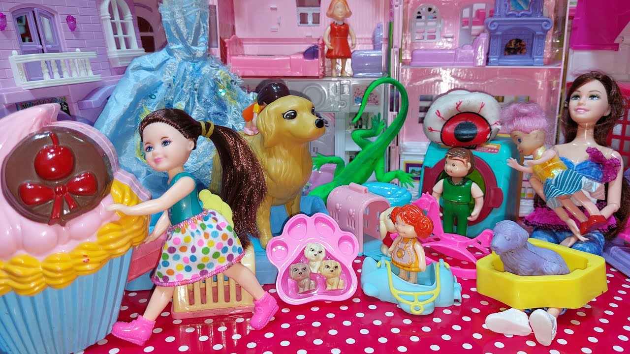 رحلة لشراء حيوان اليف_عائلة عمر_جنه ورؤي_مامتي دكتورة_العاب بنات