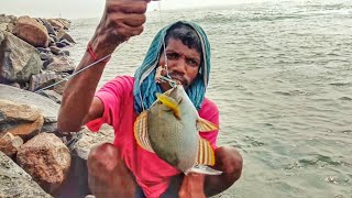 Hook Fishing | Traditional Hook Fishing | Fishing In Beautiful river  | Fishing In India