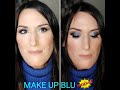 TUTORIAL MAKE UP BLU! WOW!  e....PRESENTAZIONE PRODOTTI UTILIZZATI!