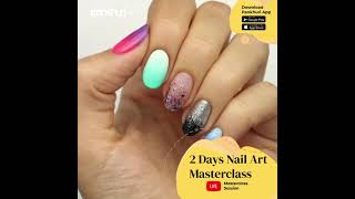 Tie-Dye and Ombre Nails | Ask Pankhuri nailart nails manicure naildesign inspire nailstyle