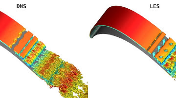 DNS and LES for the flow over the T106C turbine