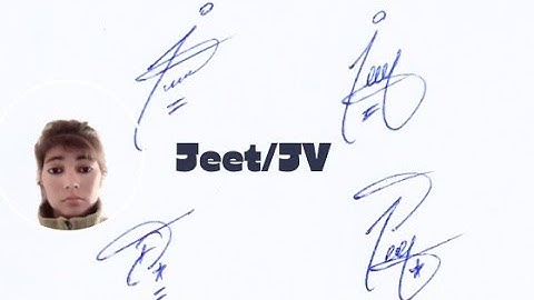 JV name signature style# Jeet name signature style with arooj
