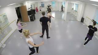 Ballet class for beginners