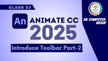 Adobe Animate CC 2025 ( Flash ) Full Course | Class-3 | Learn 2D Animation Step by Step