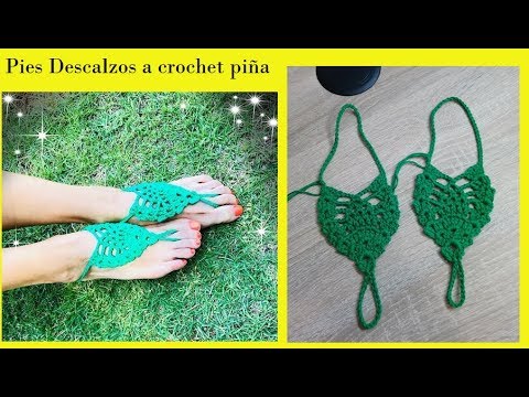 Pies Descalzos A Crochet Pina Youtube
